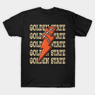 Funny Sports Golden State Proud Name Basketball Classic T-Shirt